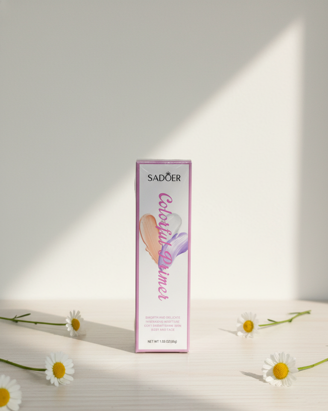 پرایمر زیرساز آرایش و تصحیح کننده رنگ پوست رنگین کمانی سادور SADOER Colorful Primer